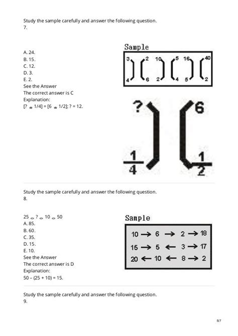 quantitative reasoning sample questions